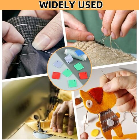 EgamyClow Automatic Needle Threader for Hand Sewing, Embroidery & Sewing Machines – Universal Fit for All Needles Durable, Lightweight Tool for Elderly & Visually Impaired (5PCS(5 Colors)) in Saudi Arabia