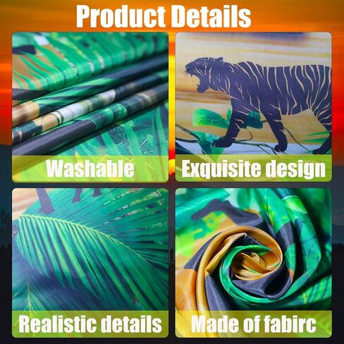 حيوانات الغابة زخارف حفلة عيد ميلاد الحفلة سفاري الشرفة الشرفة لافتة خلفية Safari Safari Safari Safari in Kuwait