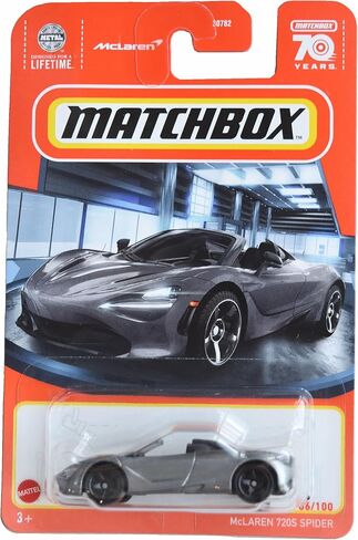 Matchbox McLaren 720s Spider ، 1:64 مقياس ، 70 عامًا ، رمادي ، أطفال للجنسين in Kuwait