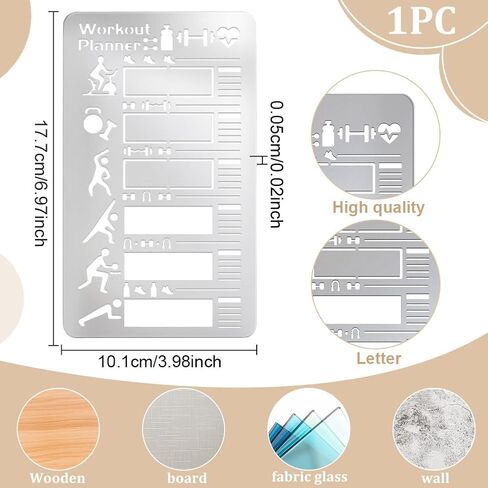 UniCraftale Wood Burning Metalic Stencils Chemistry Stainnable Steel Templates Resporting Cup Drawing قالب أشكال مختلطة لألبوم صور DIY Scrapbooking Photo in Saudi Arabia