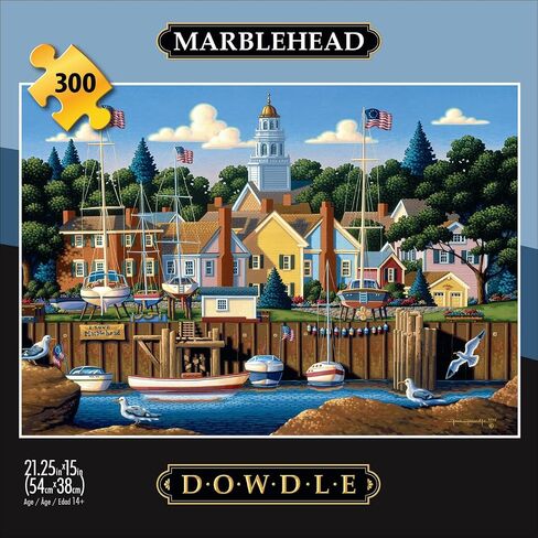ألعاب Buffalo - إريك داول - Marblehead - Jigsaw Puzzle للبالغين - اللغز الصعبة مثالية لليالي اللعبة - الحجم النهائي هو 21.25 × 15.00 in Saudi Arabia