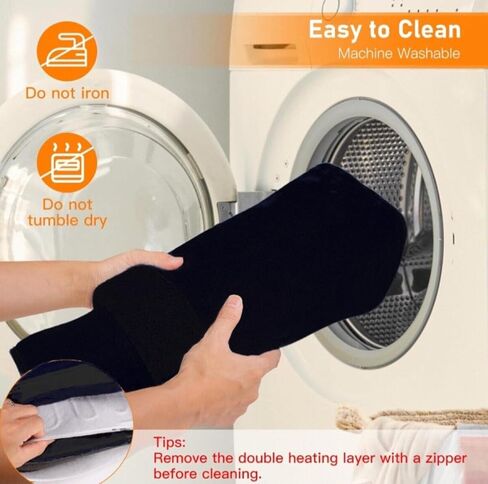 Electric Heated Foot Warmers for Men and Women Foot Heating Pad Electric with Fast Heating Technology Heating Pad Feet Warmer with 3 Temperature Setting (Gray)… in Kuwait