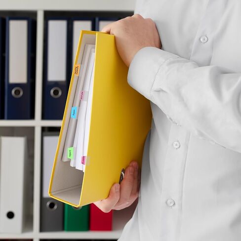 600 قطعة علامات تبويب فهرس لزجة 1 بوصة الملاحظات اللاصقة للكتب التي يمكن إعادة تحديدها لعلامات علامة التبويب دفتر ملاحظات لأجهزة الكمبيوتر المحمولة ، الموثق ، مجلدات الملفات ، الكتب (6 ألوان) in Saudi Arabia