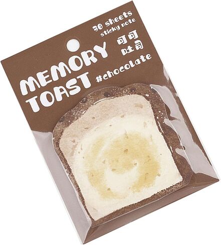 30 Sheets Bread Shaped Memo Pads Use Sticky Notes Ideal for Leaving Messages in Saudi Arabia