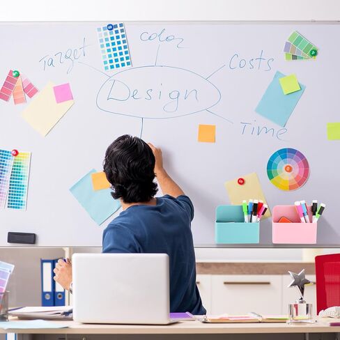 6 Pcs Magnetic Dry Erase Marker Holder for Whiteboard, Magnet Pencil Storage Organizer for Office Refrigerator Locker Classroom Organization Metal Cabinets in Saudi Arabia