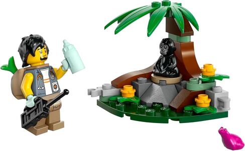 Lego® City Baby Gorilla Encounter Building Toy Polybag ، 30665 ، 34 قطعة ، لعبة STEM للأطفال الذين تتراوح أعمارهم بين 5 سنوات in Saudi Arabia