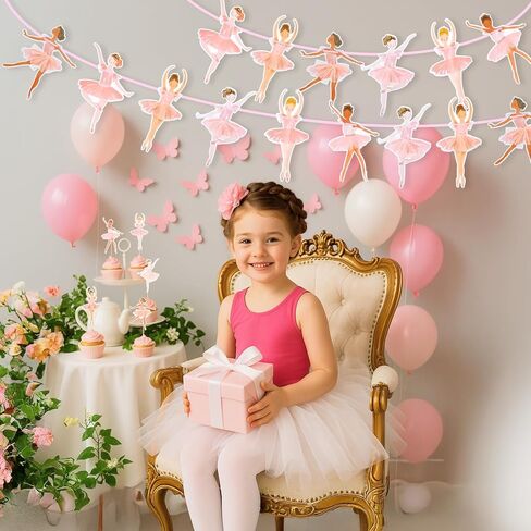 37 PCS Ballerina Cupcake Kit Ballerina Concerpiece Sticks Ballet Slipper اختير الرقص كب كيك أعلى الأقطار الباليه توتو راقصة ديكورات عيد ميلاد لحفل حفل زفاف لوازم الزفاف الحلوى الحلوى in Kuwait