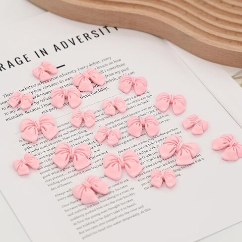 50 PCS Pink Bow Cupcake Toppers ، Bowknot Cake Desserts ، Decorts Decoritions اشرب شرب عرس الزفاف الزفاف الزفاف استحمام الطفل الأميرة كب كيك لأقبعات زخرفة للموضوع للحفلات in Kuwait