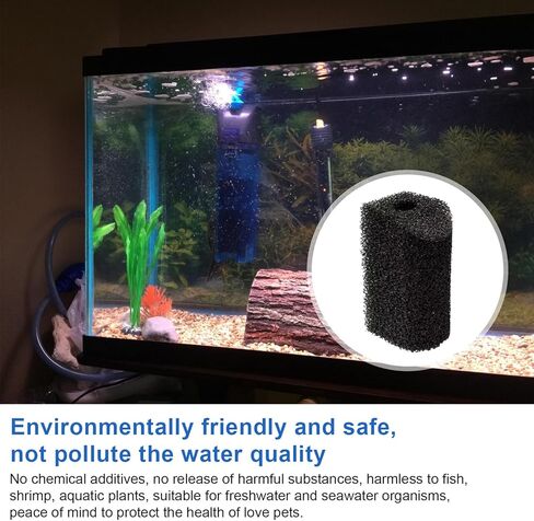 Aquarium Filter Sponge, Compatible with Penn-Plax Cascade 600 Filter, Provides Physical and Biological Filtration for Aquariums(2 Sponge) in Kuwait