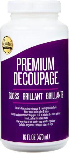 Aleene's Premium Decoupage Sealer, Gloss Finish, Quick Dry, Shiny Finish 16 fl oz in Saudi Arabia