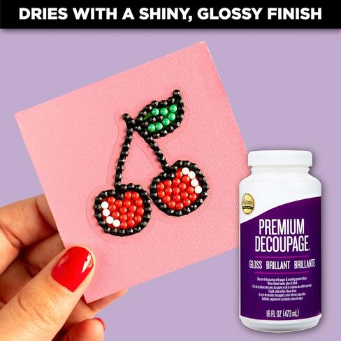 Aleene's Premium Decoupage Sealer, Gloss Finish, Quick Dry, Shiny Finish 16 fl oz in Saudi Arabia