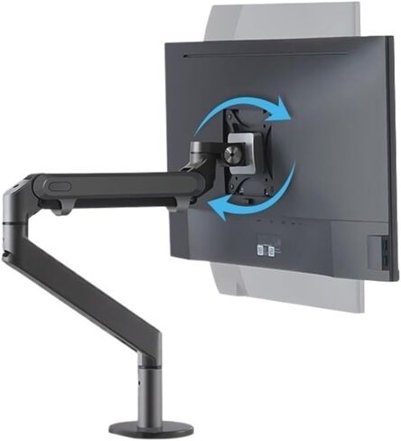OZ-1 Aluminum Height Adjustable 17-32 Inch Monitor Stand Desktop Stand Single Arm Gas Spring Monitor Mounting Bracket(Inner hole 38.1mm-6 way) in Saudi Arabia