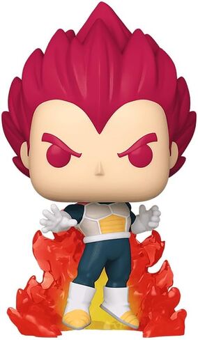 Pop Anime: Dragonball Broly - SSG Vegeta (Super Saiyan God) Vinyl Figure Bundled with Box Protector Compatible for Funko in Saudi Arabia