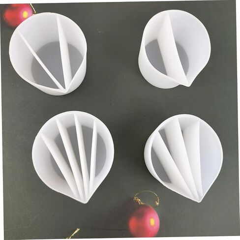 Artibetter 4Pcs Silicone Pigment Pouring Cups Color Mixing Tray for Art Students Flexible Durable Molds for Epoxy Crafts for DIY Projects Painting in Saudi Arabia