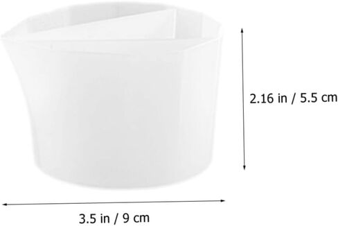 Artibetter 4Pcs Silicone Pigment Pouring Cups Color Mixing Tray for Art Students Flexible Durable Molds for Epoxy Crafts for DIY Projects Painting in Saudi Arabia
