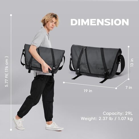 Sling Bag Large Capacity, Mens Crossbody Chest Bag Women, Water-resistant Carry Casual Bag Pack for Travel Daily Use (Olive Green) in Kuwait