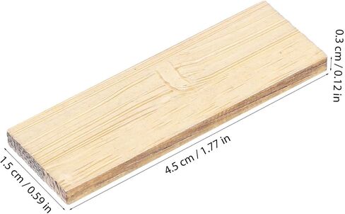 ToyAndona 48pcs Flooring Miniature Dollhouse - 1:12 Scale Mini Floor Boards Dollhous in Saudi Arabia