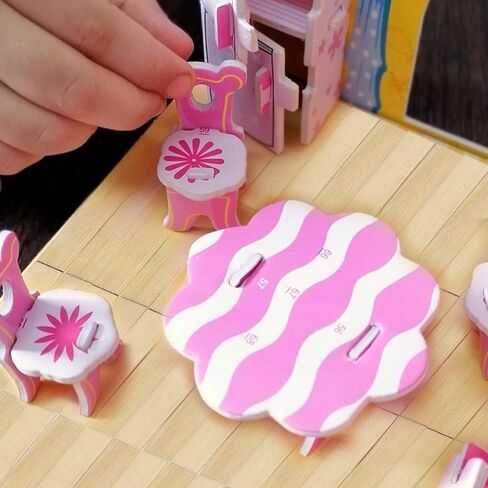 ToyAndona 48pcs Flooring Miniature Dollhouse - 1:12 Scale Mini Floor Boards Dollhous in Saudi Arabia