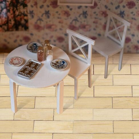 ToyAndona 48pcs Flooring Miniature Dollhouse - 1:12 Scale Mini Floor Boards Dollhous in Saudi Arabia
