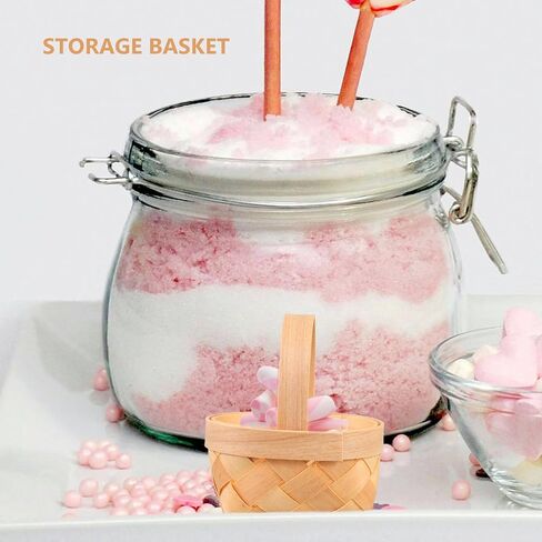 20PCS Mini Woven Picnic Baskets – Small Wood Chip Candy Baskets, Handheld Weaving Hampers for Daughter’s Party Favors, Bridal Showers, Baby Showers, and Birthday Decor in Saudi Arabia