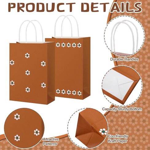 Sinload 24 Pcs Cielito Lindo Candy Bags Mexican Party Favors, De Barro Theme Decorations Mexicanos Talavera Kraft Gift Goodie Bags with Handles Fiesta Cinco De Mayo Mexican Party Supplies(Classic) in Kuwait