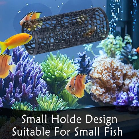Betta Fish Tunnel, Pink Betta cave with Holes for Fish Tank Decorations, Betta Toys Perfect Shelter Hideaway, Bettas Tank Accessories with Suction Cups for Small Fish Shrimp Habitat in Saudi Arabia