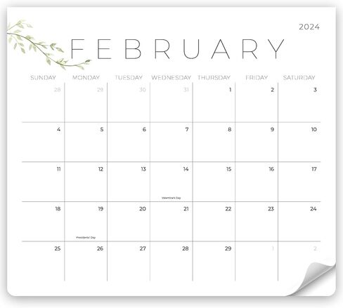 Beautiful 2024 Magnetic Calendar For Refrigerator - Incl. 2023 and Runs Until December 2024 - The Perfect Monthly Fridge Calendar for Easy Organizing in Saudi Arabia