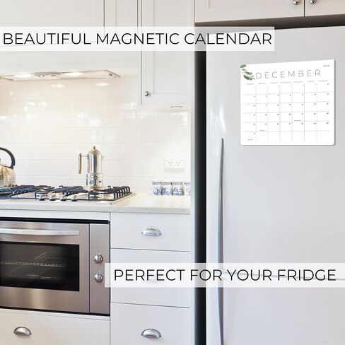 Beautiful 2024 Magnetic Calendar For Refrigerator - Incl. 2023 and Runs Until December 2024 - The Perfect Monthly Fridge Calendar for Easy Organizing in Saudi Arabia