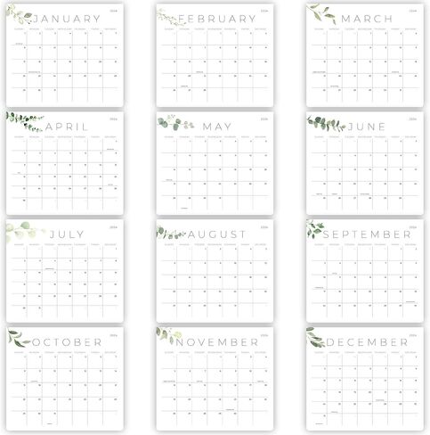 Beautiful 2024 Magnetic Calendar For Refrigerator - Incl. 2023 and Runs Until December 2024 - The Perfect Monthly Fridge Calendar for Easy Organizing in Saudi Arabia