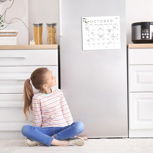 Beautiful 2024 Magnetic Calendar For Refrigerator - Incl. 2023 and Runs Until December 2024 - The Perfect Monthly Fridge Calendar for Easy Organizing in Saudi Arabia