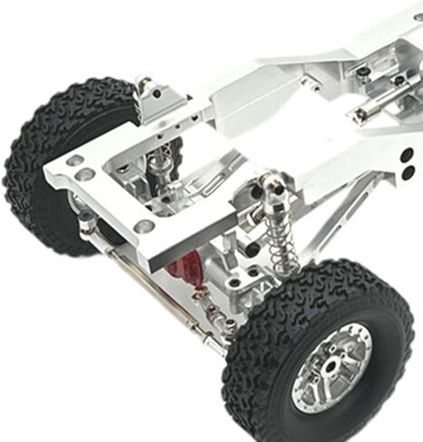 1/12 RC Car Parts RC Car Supplies Car Frame Assembling Spare Parts DIY Modified Replacement Upgrade for MN82 LC79 RC Car, Silver in Saudi Arabia