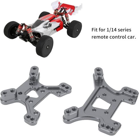 لوح برج الصدمة DILWE RC ، لوح برج صدمة ألومنيوم الخلفي الأمامي متوافق مع 1/14 WLTOYS 144001 124018 124019 RC CAR () in Kuwait