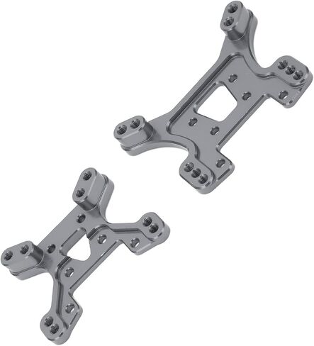 لوح برج الصدمة DILWE RC ، لوح برج صدمة ألومنيوم الخلفي الأمامي متوافق مع 1/14 WLTOYS 144001 124018 124019 RC CAR () in Kuwait