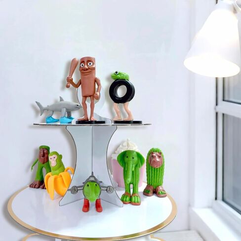 النسخة الخيطية مزيج من لعبة Beanrot Toy Italian Itals 7in tung tung tung sahur تمثال تمساح الفيل من أجل الكعكة العليا هدايا عيد ميلاد ثلاثية الهدايا القابلة للتجميع للجماهير (النمط ب) in Kuwait