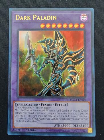 Dark Paladin - HAC1-EN018 - (Duel Terminal) - Hidden Arsenal: Chapter 1 - Ultra Rare in Saudi Arabia