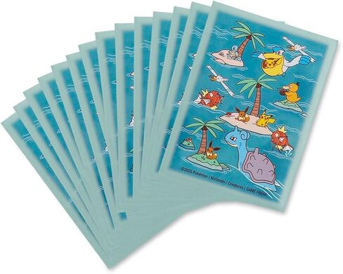 Pokémon Center: Pokémon TCG: Sunny Sea Card Sleeves (65 Sleeves) in Saudi Arabia