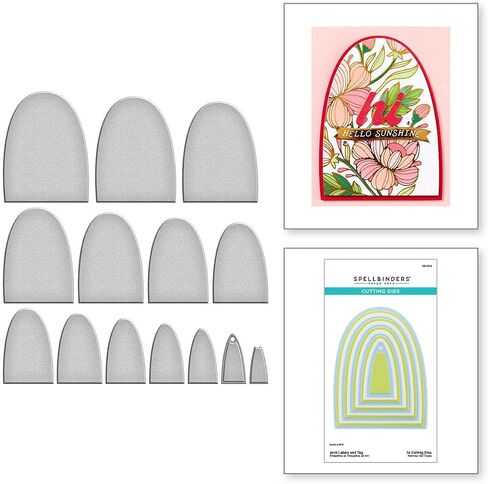 Spellbinders Arch Labels and Tag Etched Dies, Metal in Saudi Arabia
