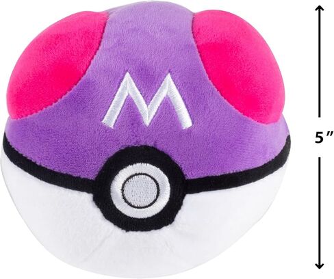 Pokemon Mystery Gen 1: 5" Ball & 8" Plush 2 Pack - Get Two Officially Licensed 2025 Authentic Collectible Soft Stuffed Animal Toy Figures - Gift for Kids, Boys, Girls - 2+ in Saudi Arabia