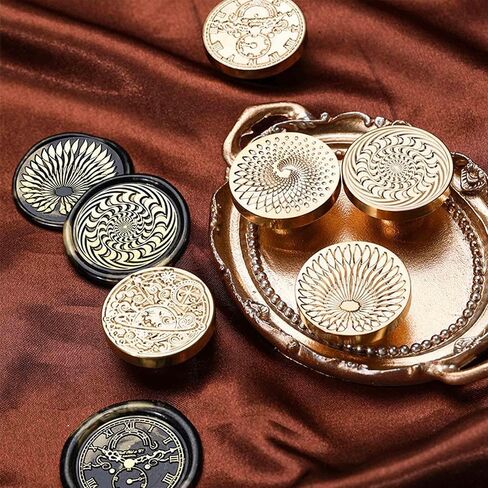 Wax Seal Stamp Nautilus Shell Sealing Wax Stamp Golden Ratio Inspired Seashell Seal for Nature Journaling Ocean Crafts Envelope Decoration in Kuwait