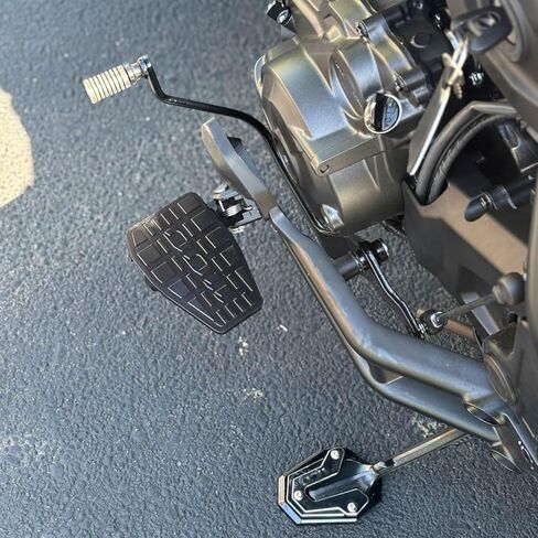 Motorcycle Wide Footpeg, Aluminum Front Rider Floorboards Enlarger Foot Pegs Rest Pedals fit for Ho-nda Rebel 1100 CMX 1100 CMX-1100 Accessories 2021 2022 2023 2024 in Saudi Arabia