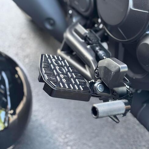 Motorcycle Wide Footpeg, Aluminum Front Rider Floorboards Enlarger Foot Pegs Rest Pedals fit for Ho-nda Rebel 1100 CMX 1100 CMX-1100 Accessories 2021 2022 2023 2024 in Saudi Arabia