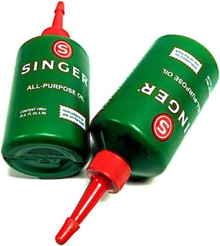 2 Singer All Purpose Sewing Machine Oil, 7.6 Fluid Ounces Total, S1209. Compatible with use on All Sewing Machines and Related Equipment + in Saudi Arabia