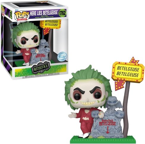 Funko Beetlejuice Beetlejuice - Here Lies Betelgeuse (Pop! Deluxe) Vinyl Figure 1762 Unisex Pop! Multicoloured in Saudi Arabia