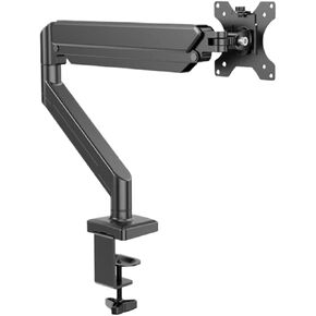 Single Monitor Mount for 14" - 32" Screens, Height Adjustable Monitor Arm with C-Clamp Monitor Stand(White) in Saudi Arabia