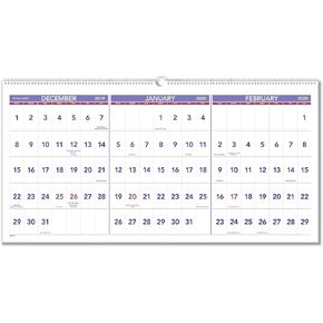 AT-A-Glance التقويم المرجعي التنسيق الأفقي ، 23.5 × 12 بوصة (PM14-28) in Kuwait