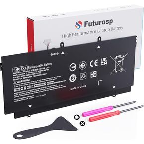 SH03XL 859356-855 Laptop Battery for HP Spectre X360 Convertible 13-AC0XX Replacement 13-AC023DX 13-AC013DX 13-AC033DX 13-W023DX 13-W013DX 13-W0XX 13-AB0XX, Fit SH03057XL CN03XL 859026-421 HSTNN-LB7L in Saudi Arabia