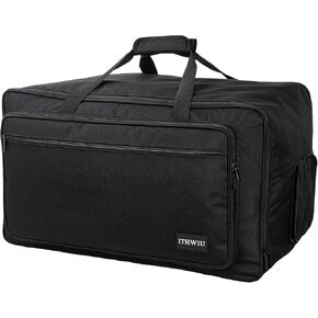 Speaker Bag with Thickened Sponge for Compact 15" Speaker Cabinets; Heavy-Duty Fits QSC K15, Yamaha DXR15 and more (IT-TOTE15), Black in Kuwait