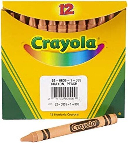 Crayola 52-0836-033 حجم تلوين أحادي اللون ، 5/16 "× 3-5/8" ، القياسي ، الخوخ in Saudi Arabia