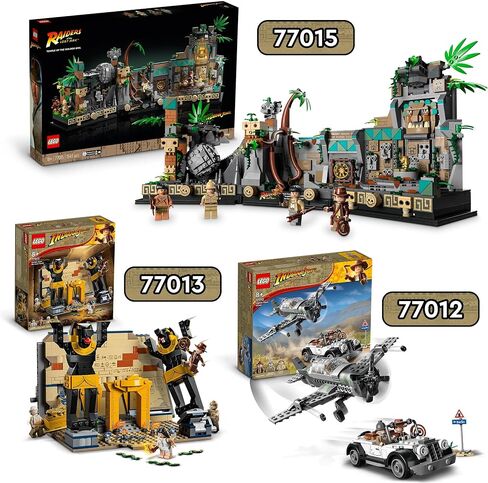 Lego Indiana Jones Escape of the Tomb Construction Toy مع Temple and Mummy Mini Form in Saudi Arabia