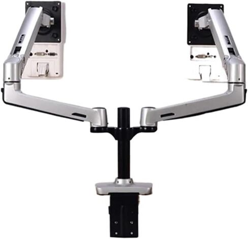 XSJ8012-2S حركة كاملة 17-32 بوصة شاشة مزدوجة الحامل مثبتة الذراع الذراع الذراع Monitor Monitor Come Come Arm Bears 10kg (Dual Arm Silver Gray) in Kuwait